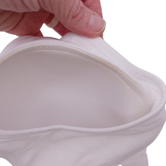 NWT Shapermint Truekind Hook & Eye Wireless Bra Sz 3XL White Medium Compression - Picture 8 of 9